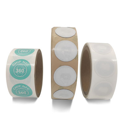 Diameter 35mm van aanpassingsrfid NFC Markeringen Witte NFC-Markeringen
