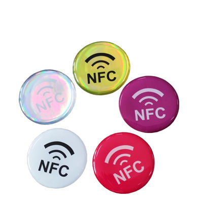 Diameter 30mm Epoxykaart13.56mhz Nfc Epoxymarkering ISO14443A