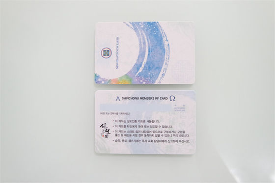 85.5*54*0.84mm M1 RFID de Verpakkingsmateriaal van Kaart13.56mhz pvc