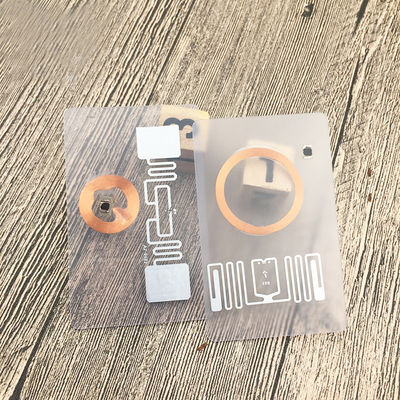 ALS eindigt de UHF Hybride Dubbele Glanzende de Frequentiekaart van Smart Card RFID