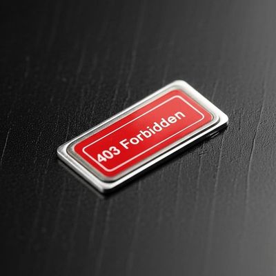 403 Forbidden Error Message RFID On Metal Tag Compatible with Handheld UHF RFID Reader for Durable Harsh Conditions